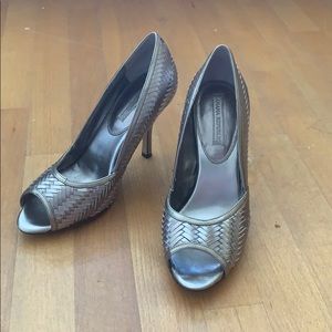 Formal woven heels